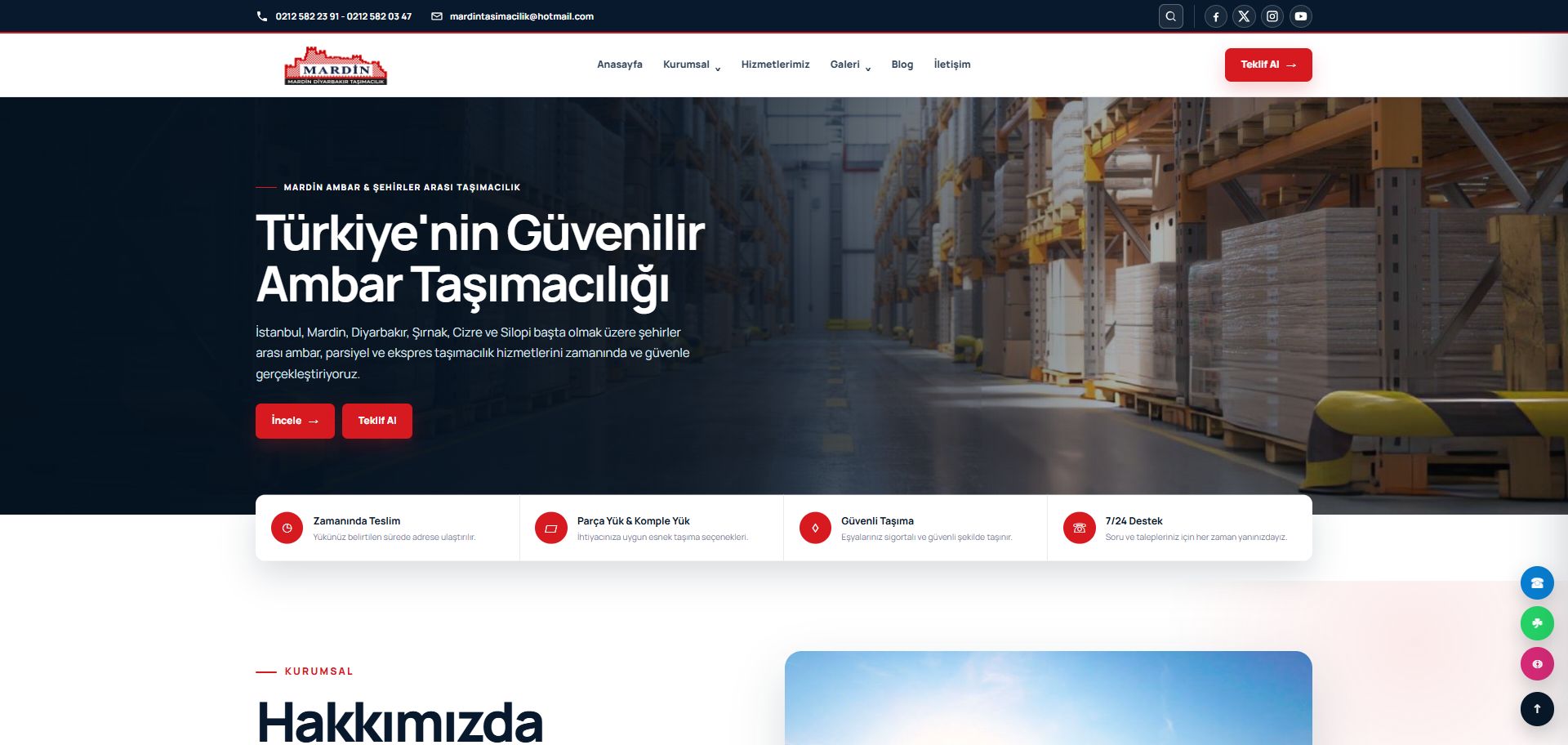 Mardin Taşımacılık | RA7